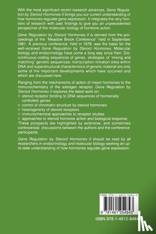 A.K. Roy, J.H. Clark - Gene Regulation by Steroid Hormones II