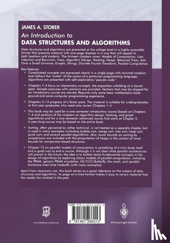 Storer, J.A. - An Introduction to Data Structures and Algorithms