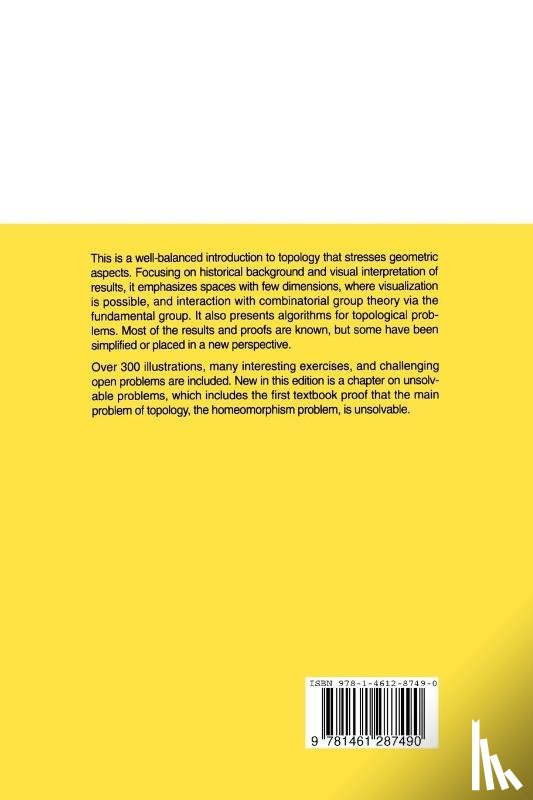 Stillwell, John - Classical Topology and Combinatorial Group Theory