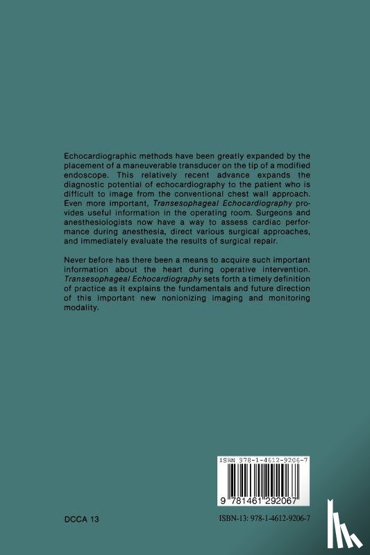 Bruijn, Norbert P. de, Clements, Fiona M. - Transesophageal Echocardiography