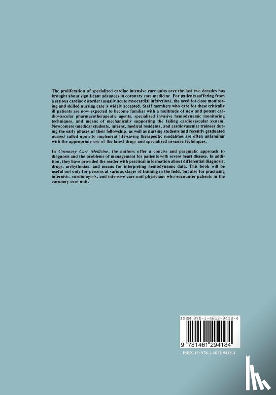 Antman, E., Rutherford, J.D. - Coronary Care Medicine