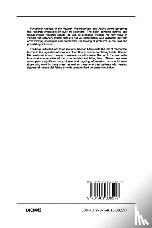  - Functional Aspects of the Normal, Hypertrophied, and Failing Heart