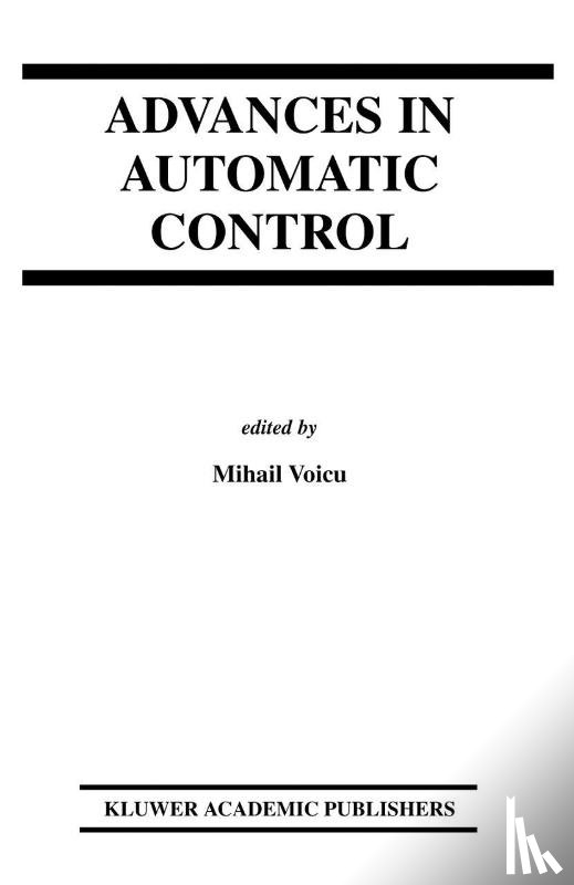 Mihail Voicu - Advances in Automatic Control