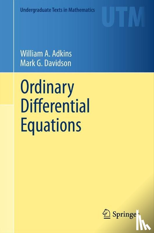 William A. Adkins, Mark G. Davidson - Ordinary Differential Equations