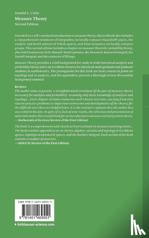 Donald L. Cohn - Measure Theory