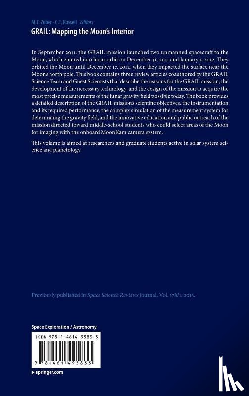 Maria Zuber, Christopher Russell - GRAIL: Mapping the Moon's Interior