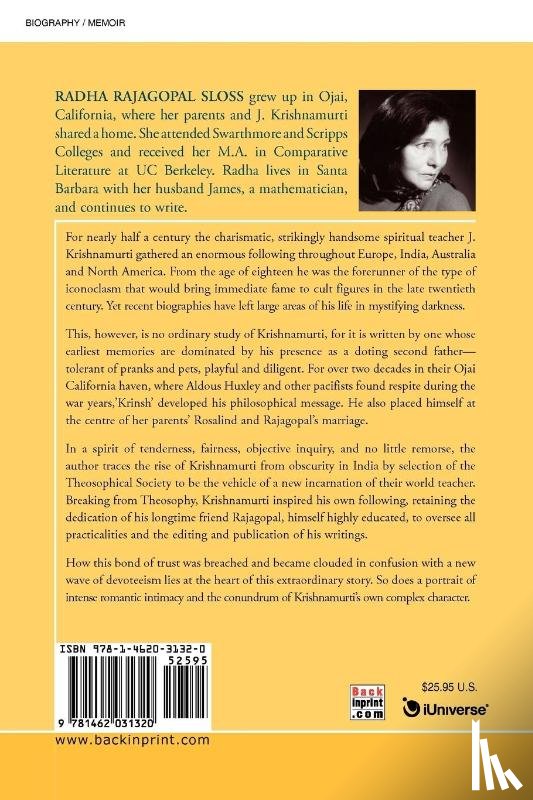 Sloss, Radha Rajagopal - Lives in the Shadow with J. Krishnamurti