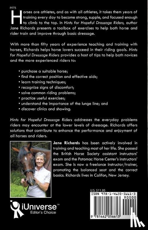 Richards, Jane - Hints for Hopeful Dressage Riders