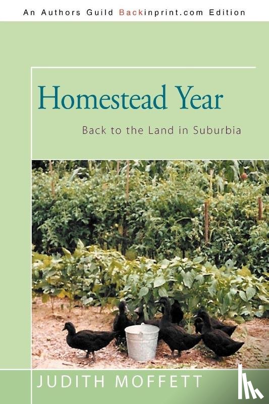 Moffett, Adjunct Professor Judith - Homestead Year