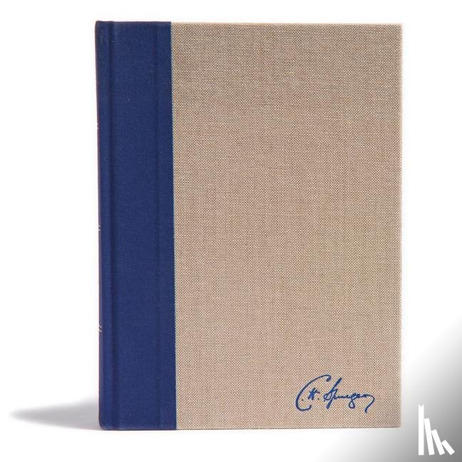 Begg, Alistair, Holman Bible Publishers - KJV Spurgeon Study Bible, Navy/Tan Cloth-Over-Board