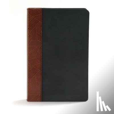 Csb Bibles by Holman - CSB Rainbow Study Bible, Black/Tan Leathertouch