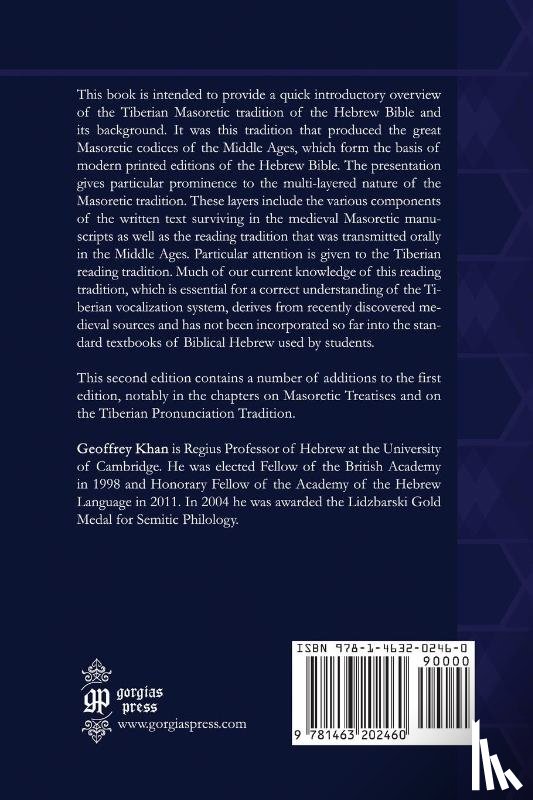 Khan, Geoffrey - A Short Introduction to the Tiberian Masoretic Bible and its Reading Tradition