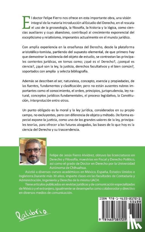 Fierro Alvidrez, Dr Felipe de Jesus - Introduccion Al Estudio del Derecho