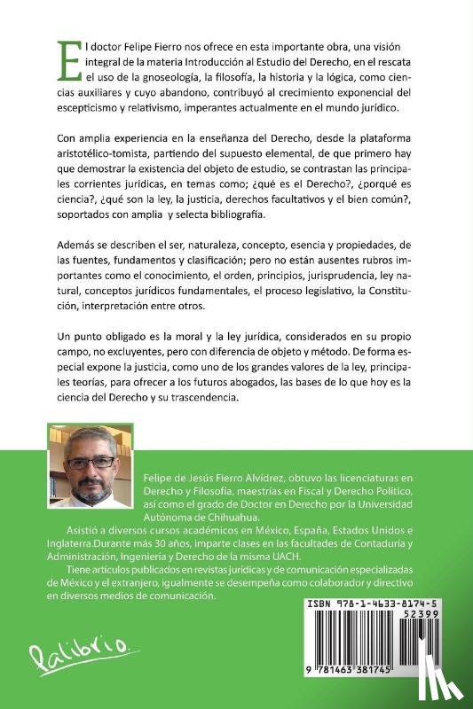 Fierro Alvidrez, Dr Felipe de Jesus - Introducci n Al Estudio del Derecho