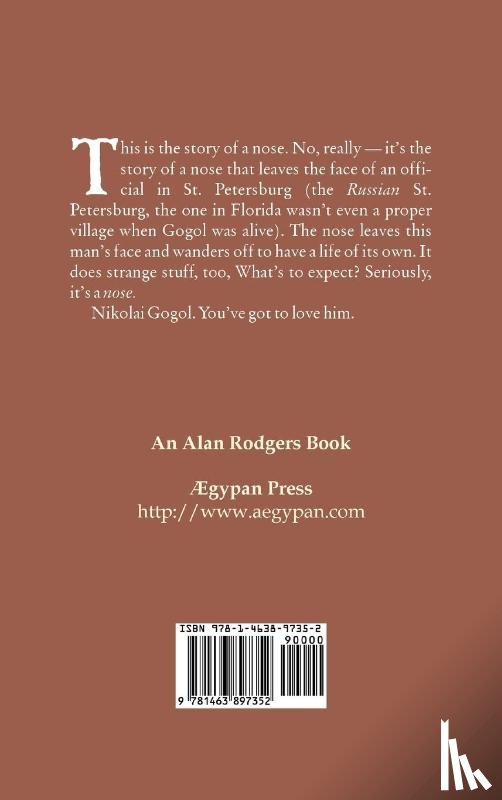 Gogol, Nikolai Vasil'evich - The Nose by Nikolai Gogol, Classics, Literary