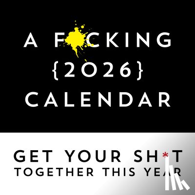 Sourcebooks - A F*cking 2026 Wall Calendar