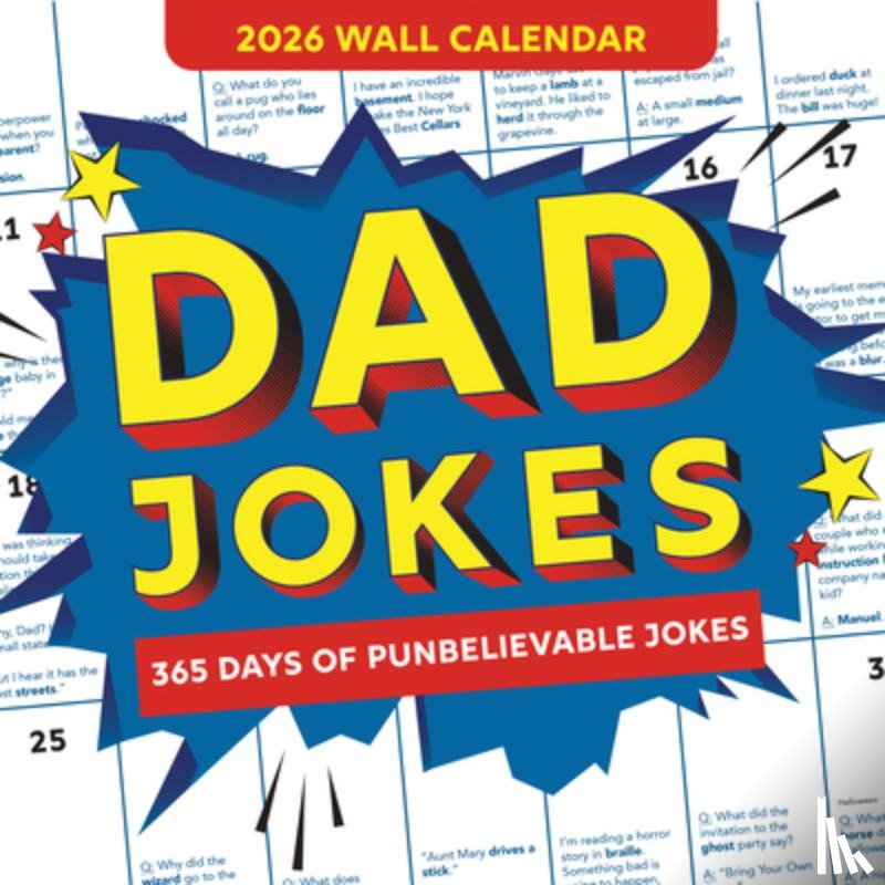 Sourcebooks - 2026 Dad Jokes Wall Calendar