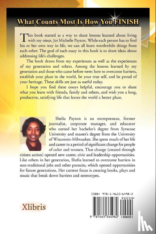 Payton, Shelia - What Counts Most Is How You Finish