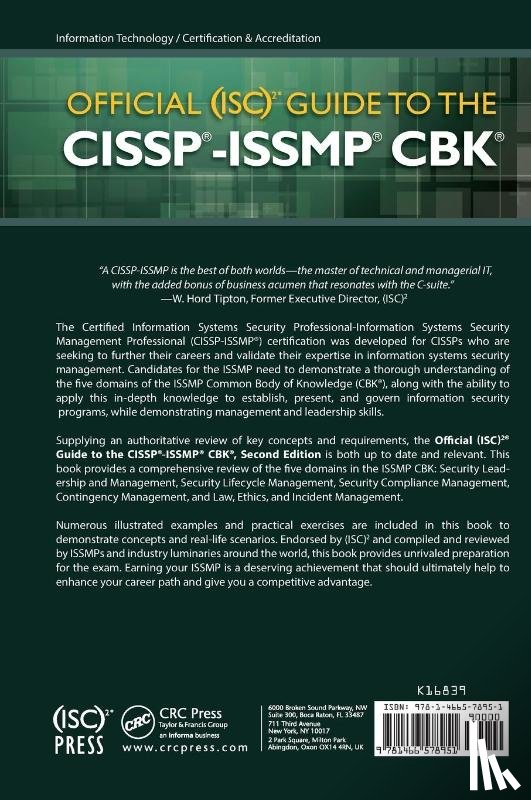 Steinberg, Joseph - Official (ISC)2® Guide to the CISSP®-ISSMP® CBK®