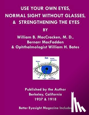 Bates, William H, Maccracken M D, William B - Use Your Own Eyes, Normal Sight Without Glasses & Strengthening The Eyes