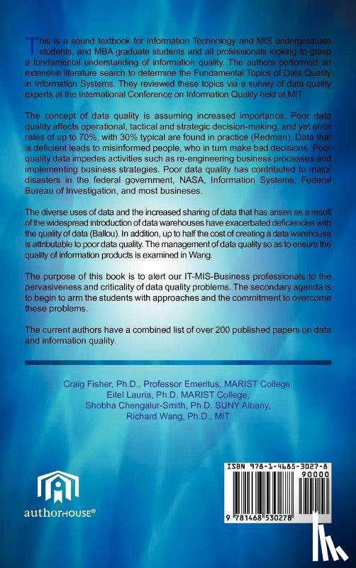 Fisher, C., Lauria, E., Chengalur-Smith, S. - Introduction to Information Quality