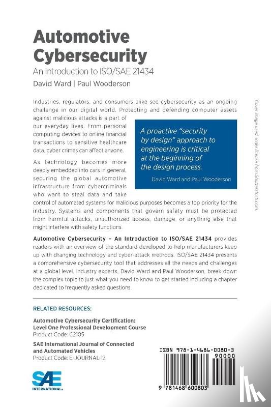 Ward, David, Wooderson, Paul - Automotive Cybersecurity