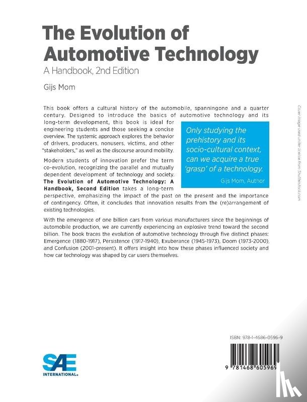 Mom, Gijs - The Evolution of Automotive Technology