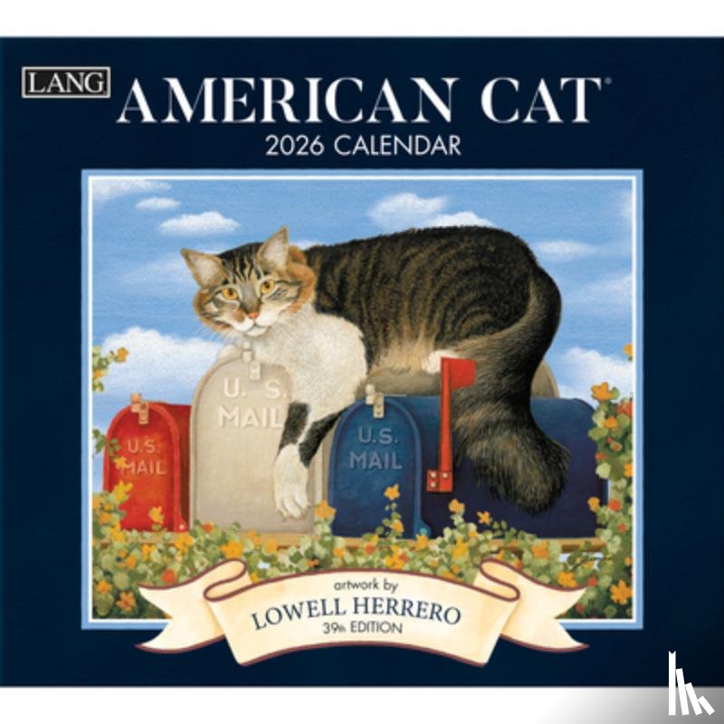 Herrero, Lowell - American Cat(tm) 2026 Wall Calendar