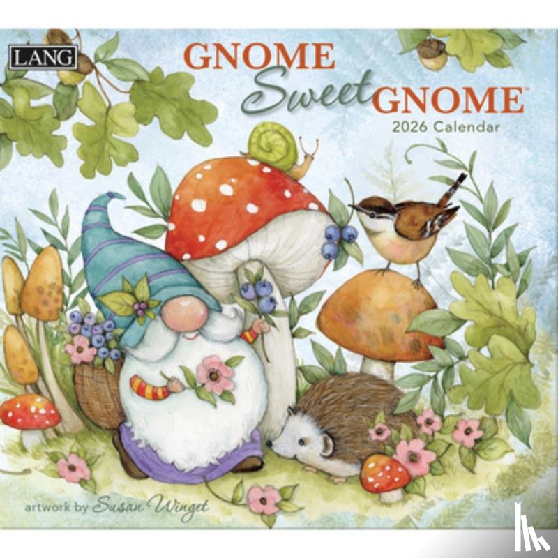 Winget, Susan - Gnome Sweet Gnome 2026 Wall Calendar