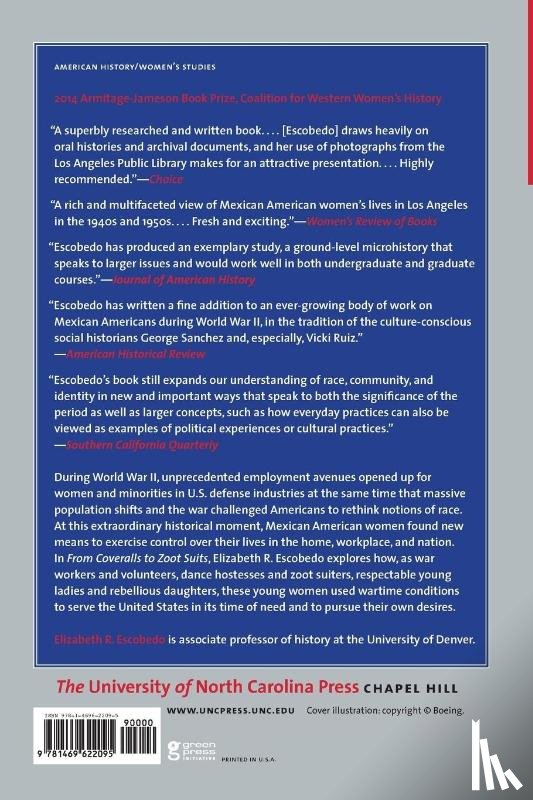 Escobedo, Elizabeth R. - From Coveralls to Zoot Suits