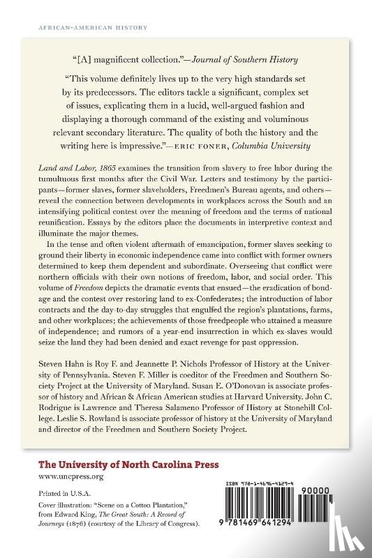  - Freedom: A Documentary History of Emancipation, 1861-1867