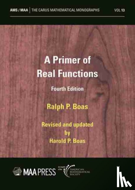 Boas, Ralph P., Boas, Harold P. - A Primer of Real Functions