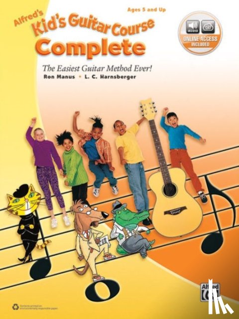 MANUS, RAY - ALFREDS KIDS GUITAR COURSE COMPLETE BOOK
