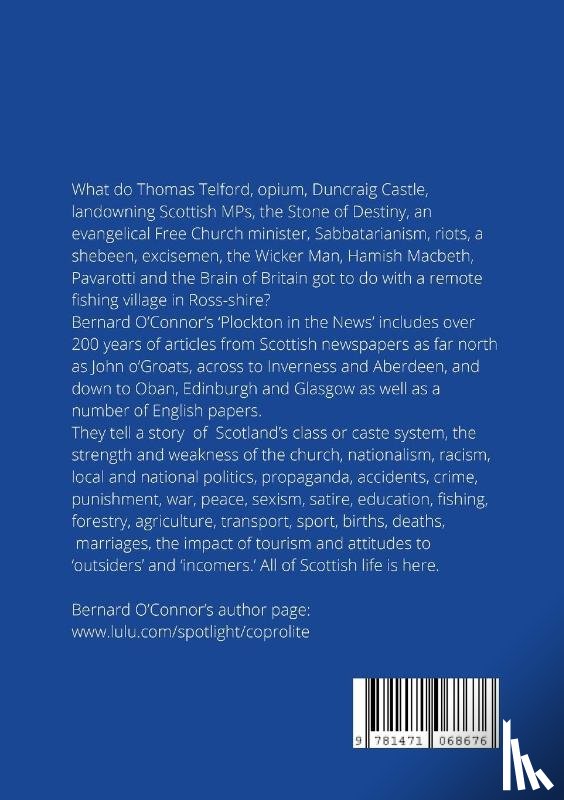 O'Connor, Bernard - Plockton in the News