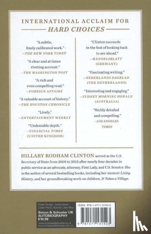 Clinton, Hillary Rodham - Hard Choices