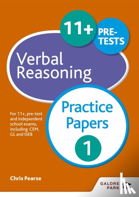 Pearse, Chris - 11+ Verbal Reasoning Practice Papers 1