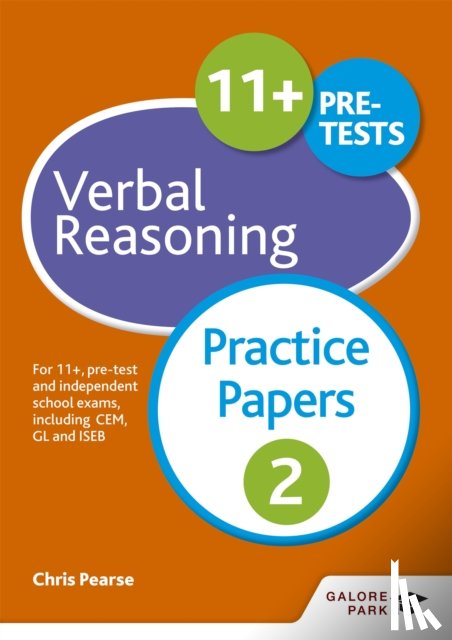 Pearse, Chris - 11+ Verbal Reasoning Practice Papers 2