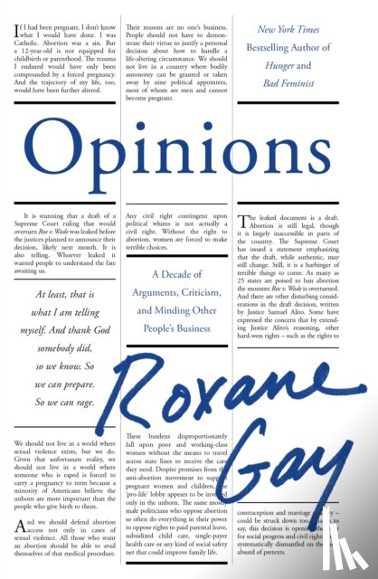 Gay, Roxane - Opinions