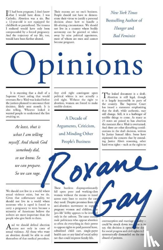 Gay, Roxane - Opinions