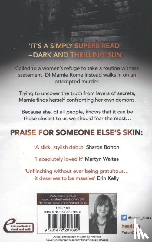 Hilary, Sarah - Someone Else's Skin (D.I. Marnie Rome 1): Winner of the Crime Novel of the Year