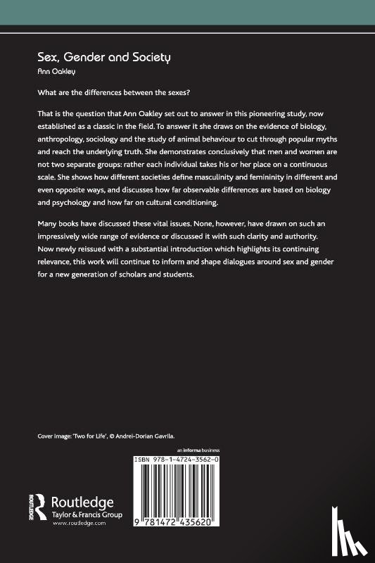 Oakley, Ann - Sex, Gender and Society