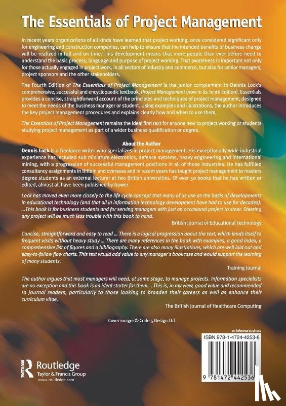 Lock, Dennis - The Essentials of Project Management