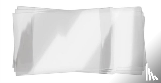  - Pack of 10 X 168L Longer Length Adjustable Book Protector Lyfjackets