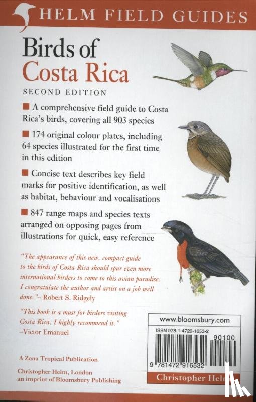 Garrigues, Richard - Field guide to Birds of Costa Rica