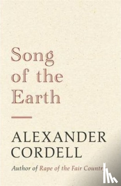 Cordell, Alexander - Song of the Earth