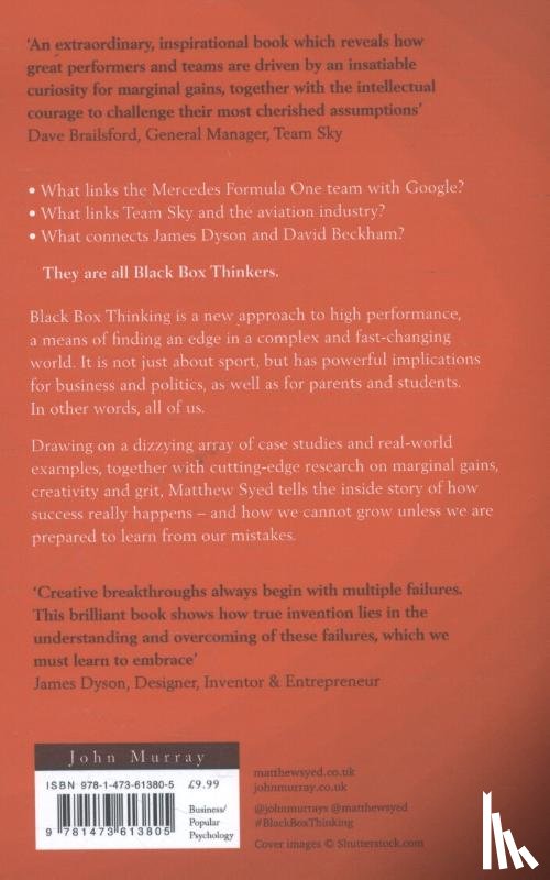 Syed, Matthew, Ltd, Matthew Syed Consulting - Black Box Thinking