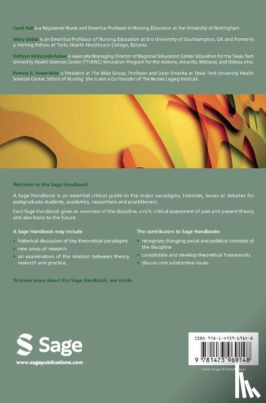  - The Sage Handbook of Nursing Education