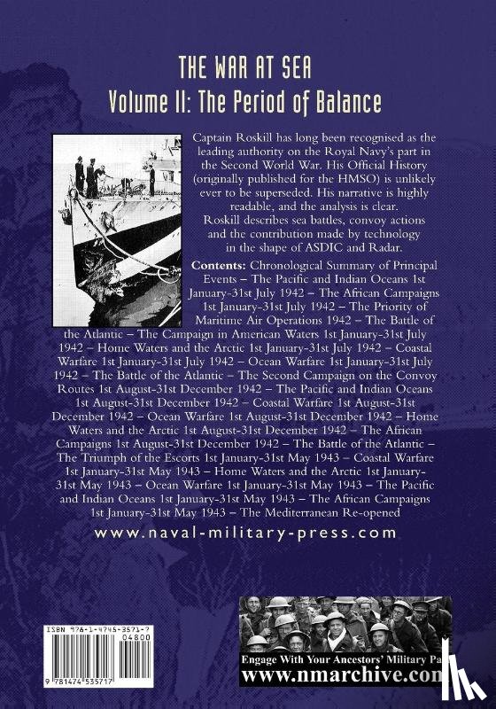 Roskill, Captain S W - The War at Sea 1939-45