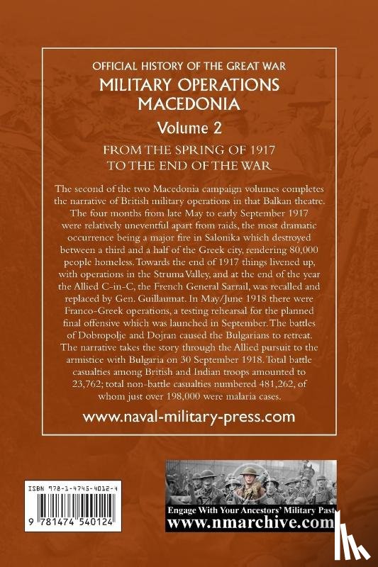 Falls, Captain Cyril - MACEDONIA VOL Ii