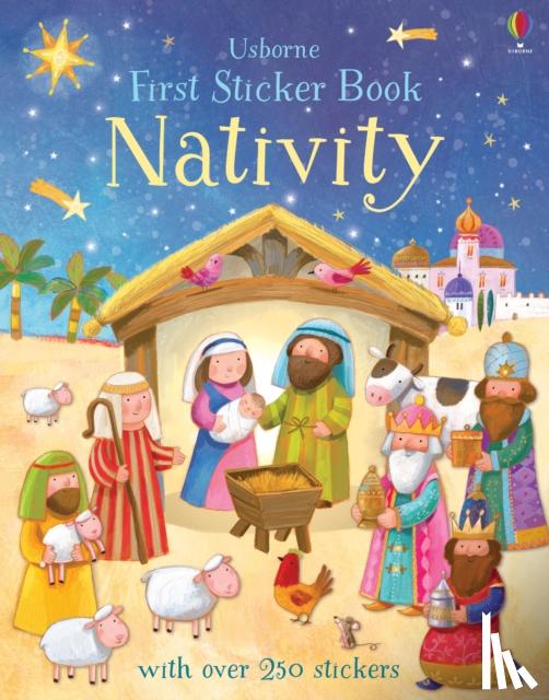 Brooks, Felicity - First Sticker Book Nativity